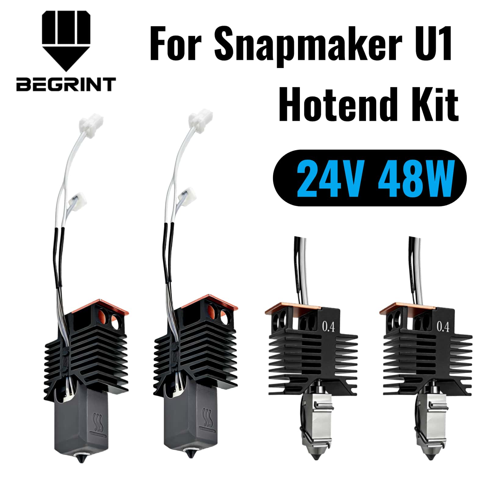 High Flow Ceramic Hotend - Комплект хотэнда для Snapmaker U1: керамический