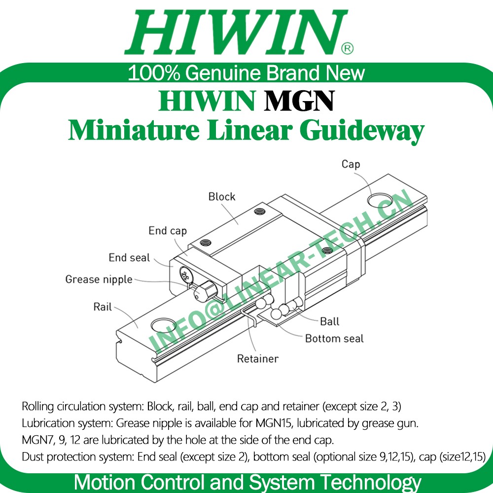 HIWIN Нержавеющая сталь MGN12H – обзор и цена Linear Rail Mgn12H Set