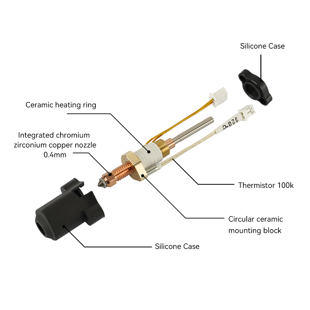 Керамический нагревательный бл – обзор и цена High Flow Ceramic Hotend