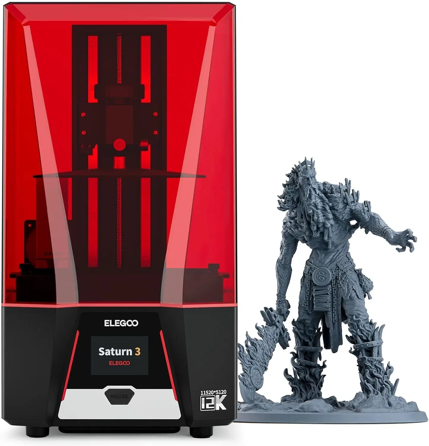 Saturn 3 MSLA 12K 3D Printer | – обзор и цена 12K Monochrome Lcd Resin 3D Printer