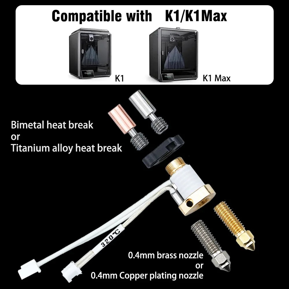 Обновленный комплект керамичес – обзор и цена High Flow Ceramic Hotend