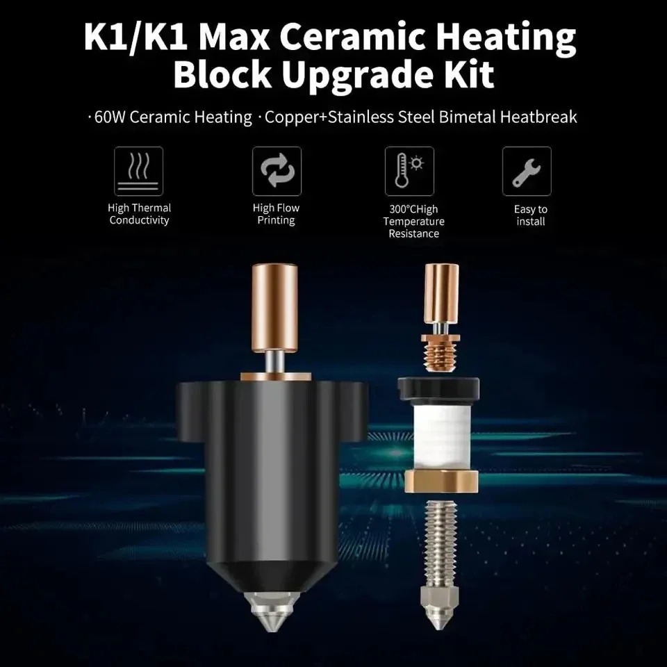 Обновленный комплект керамичес – обзор и цена High Flow Ceramic Hotend