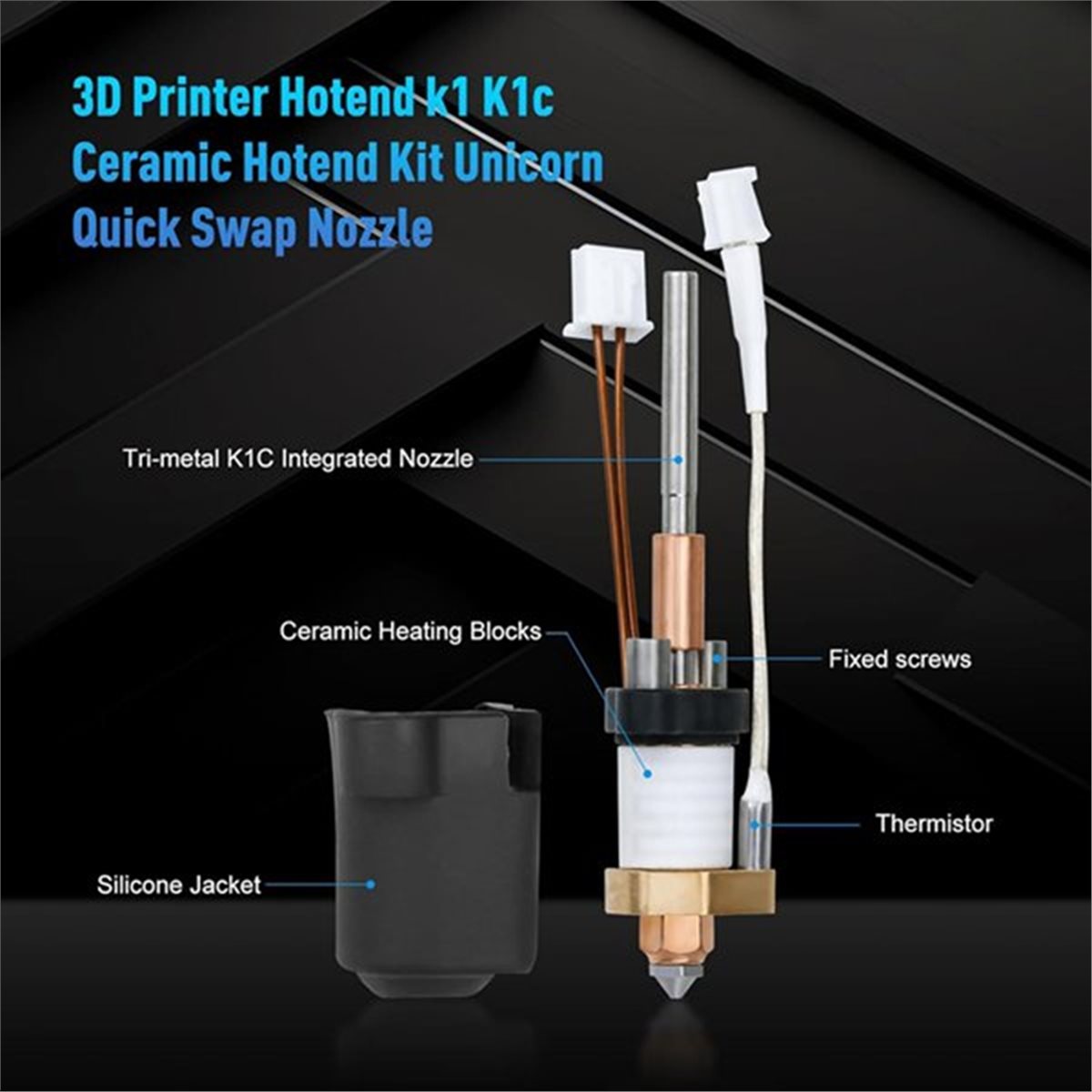 Термисторный картридж L70A для – обзор и цена High Flow Ceramic Hotend