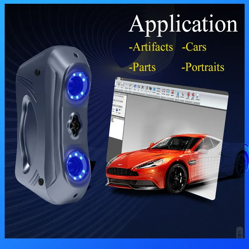 Портативный ручной 3D-сканер 2 – обзор и цена Handheld 3D Scanner High Precision